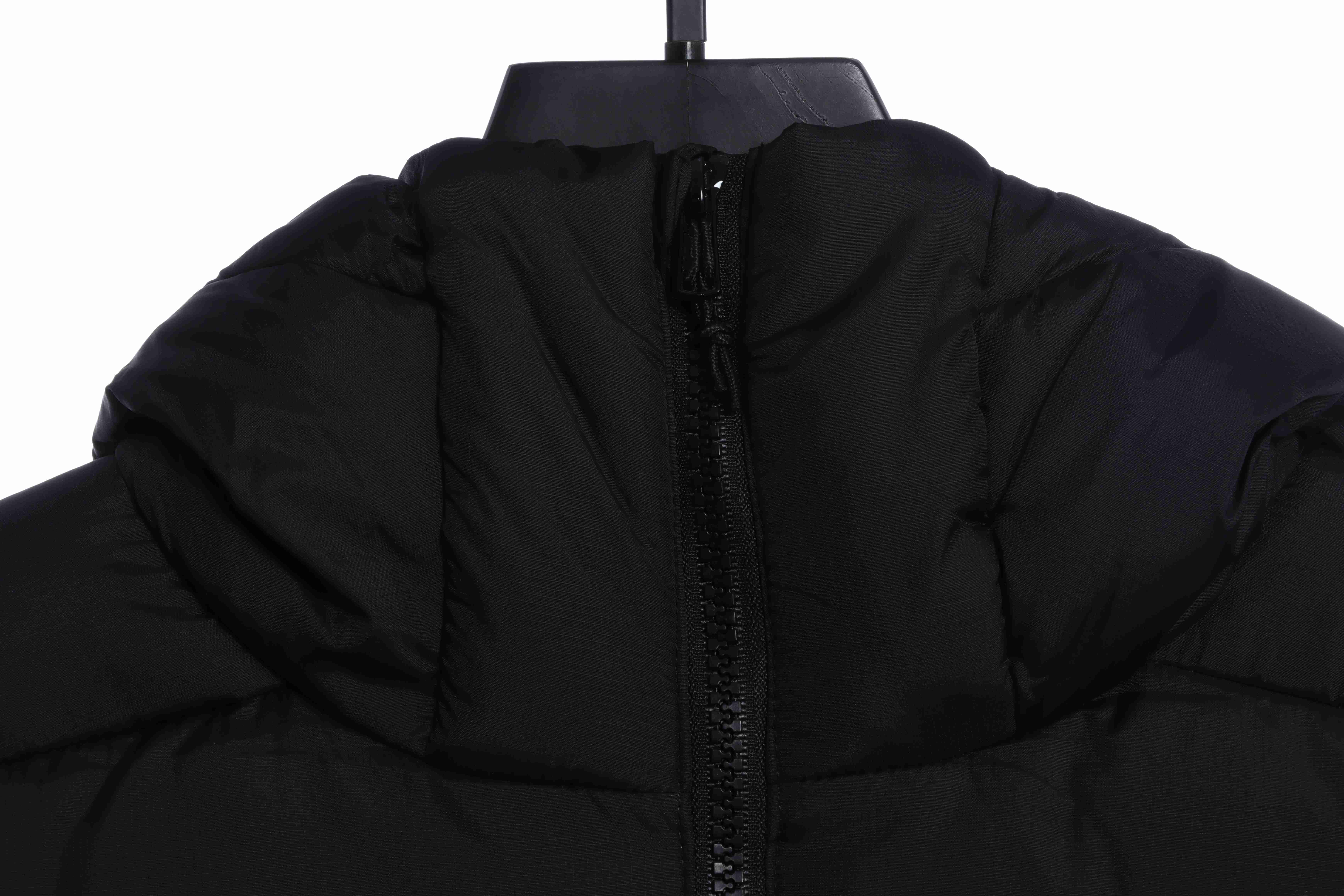 Arct3ryx Th0orium Black Gold Embroidered Logo Down Jacket