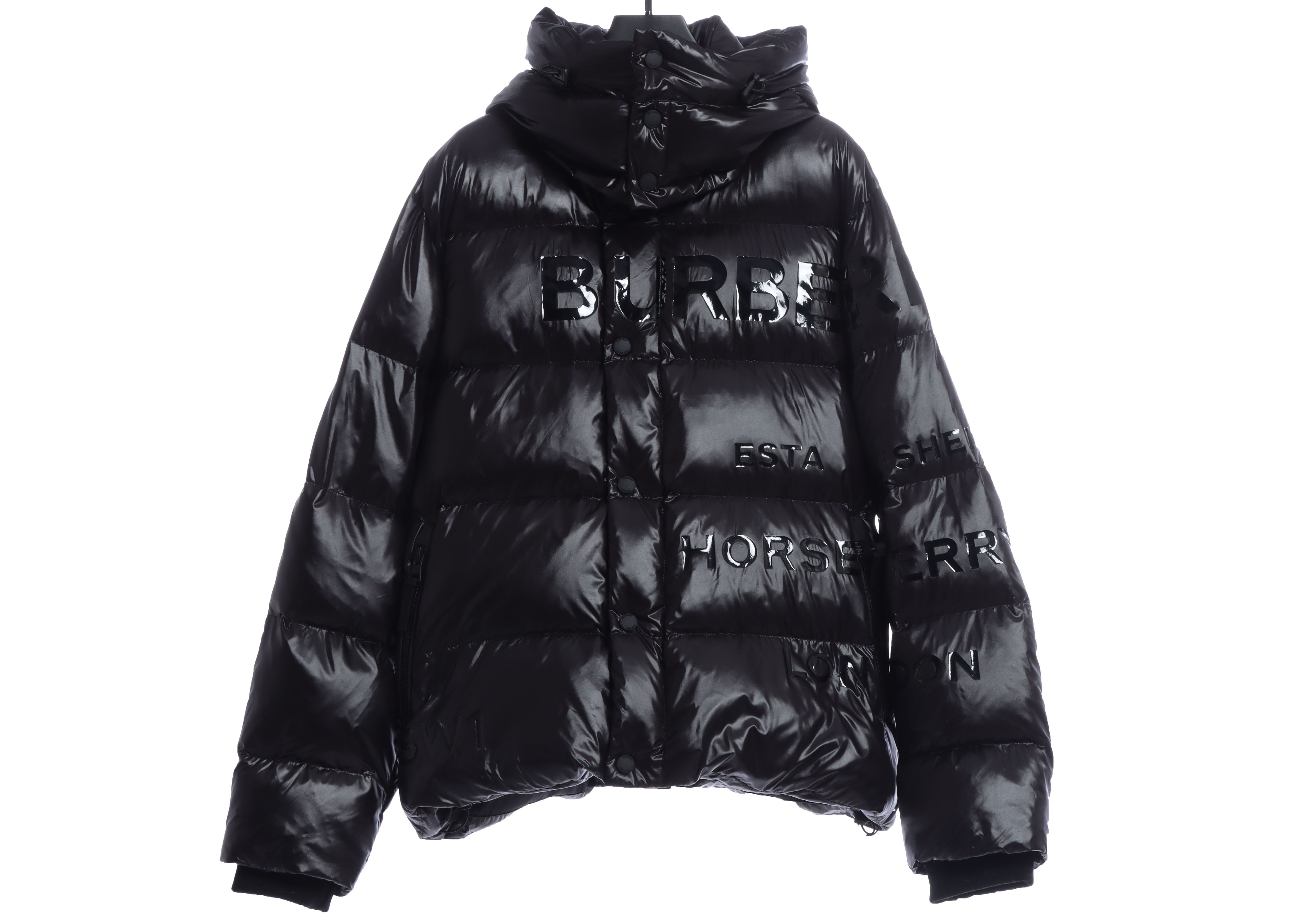 Burbry London Thick Rubber Print Down Jacket Down Jacket