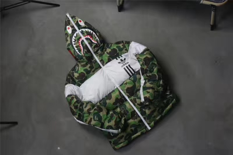 bape a bathing ape x Ad*s down jacket