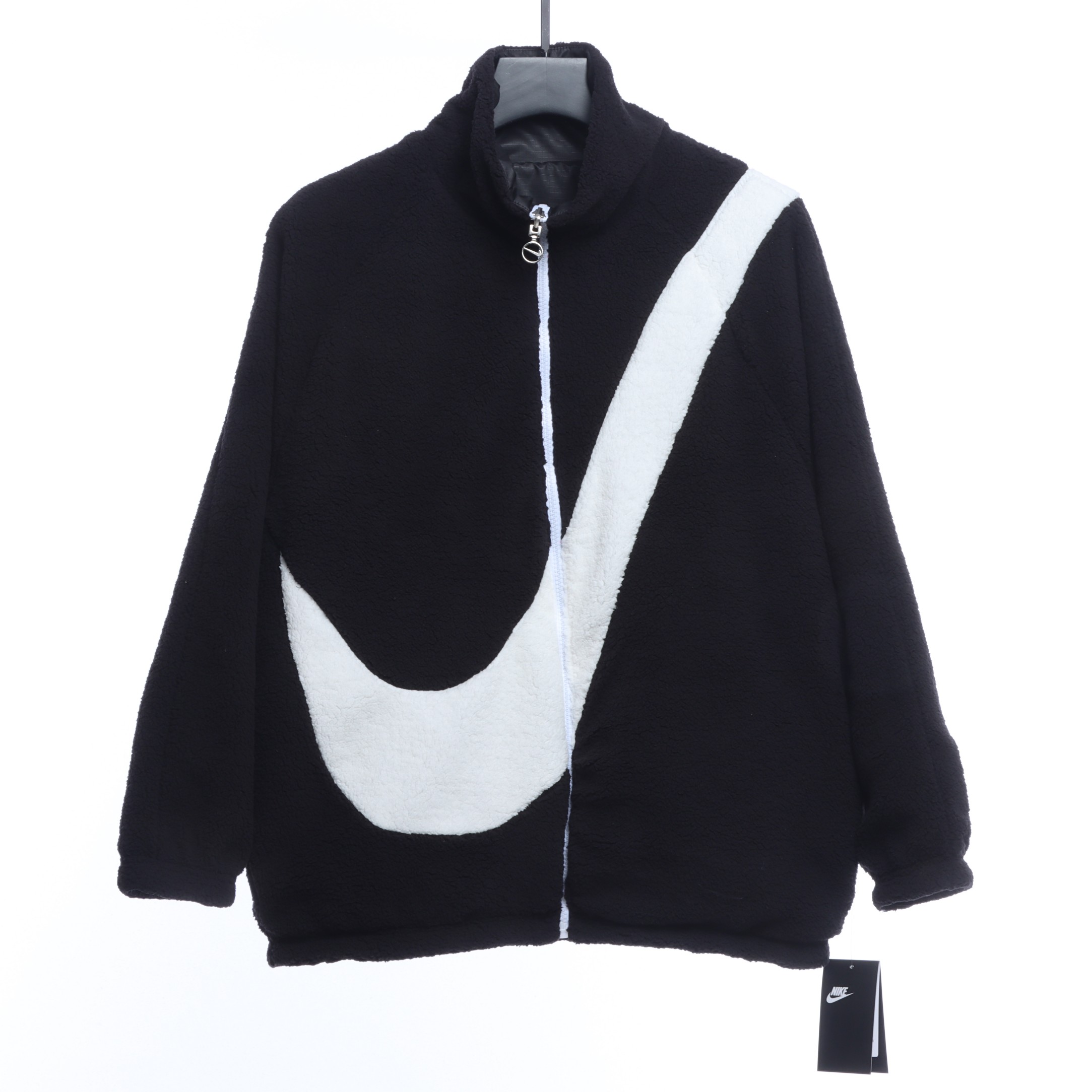 Nk Vertical Hook Reversible Sherpa Cashmere Jacket