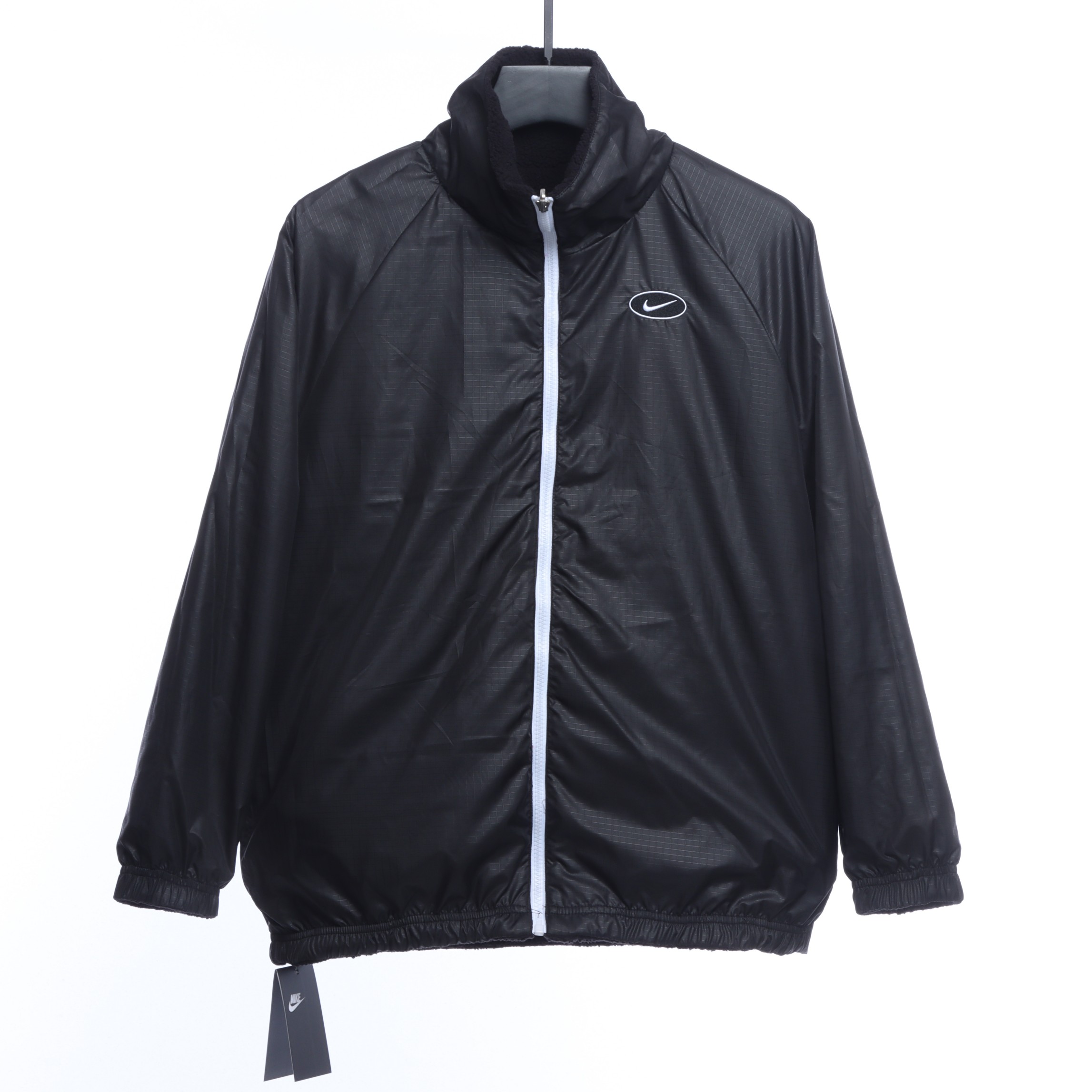 Nk Vertical Hook Reversible Sherpa Cashmere Jacket