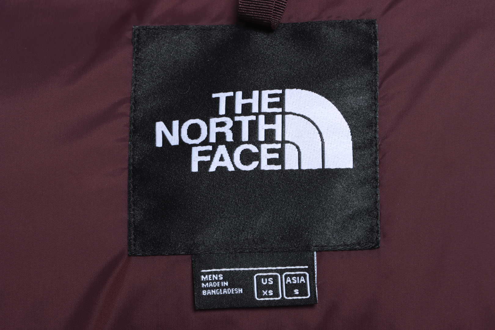 The North Face 96 red-brown down jacket