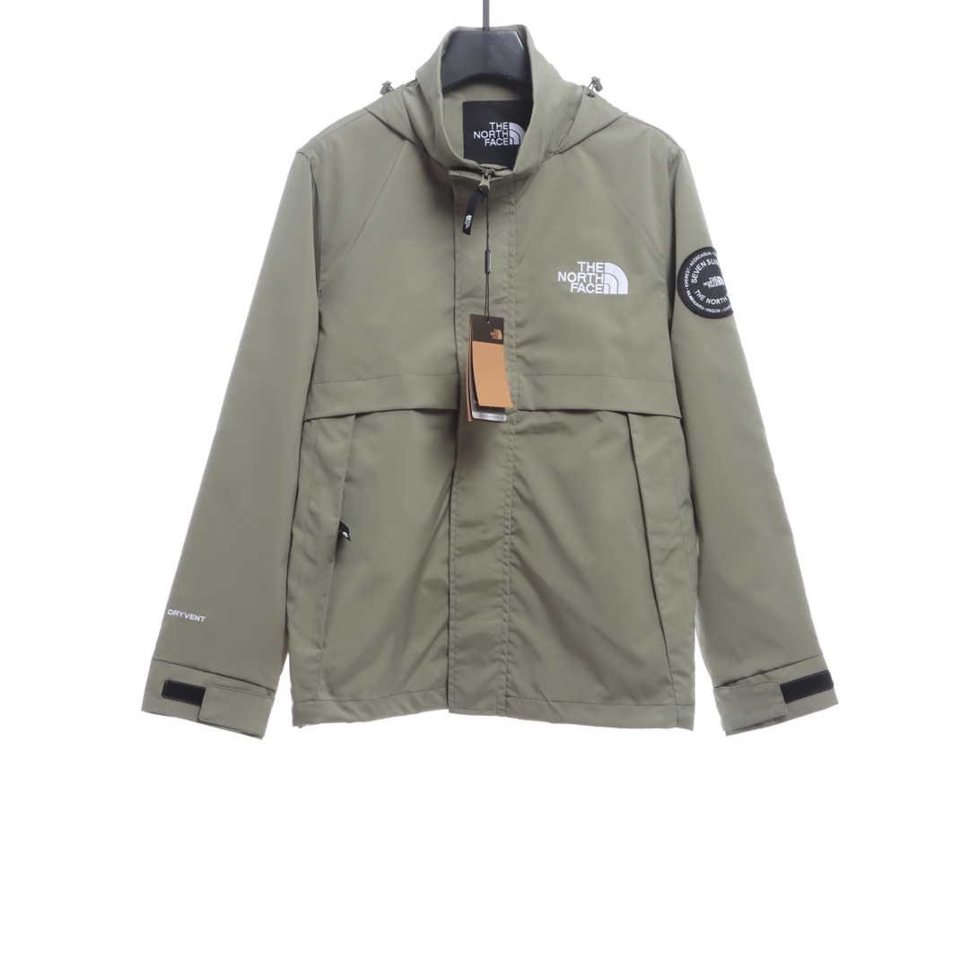 The North Face Sleeve Logo Embroidered Tech Jacket