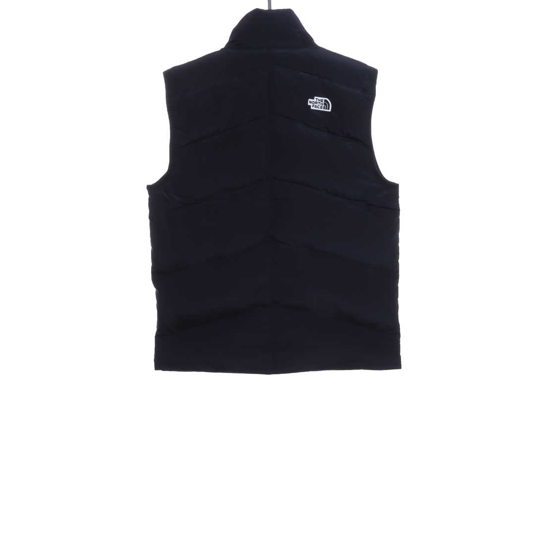 The North Face chest patch micro label down vest