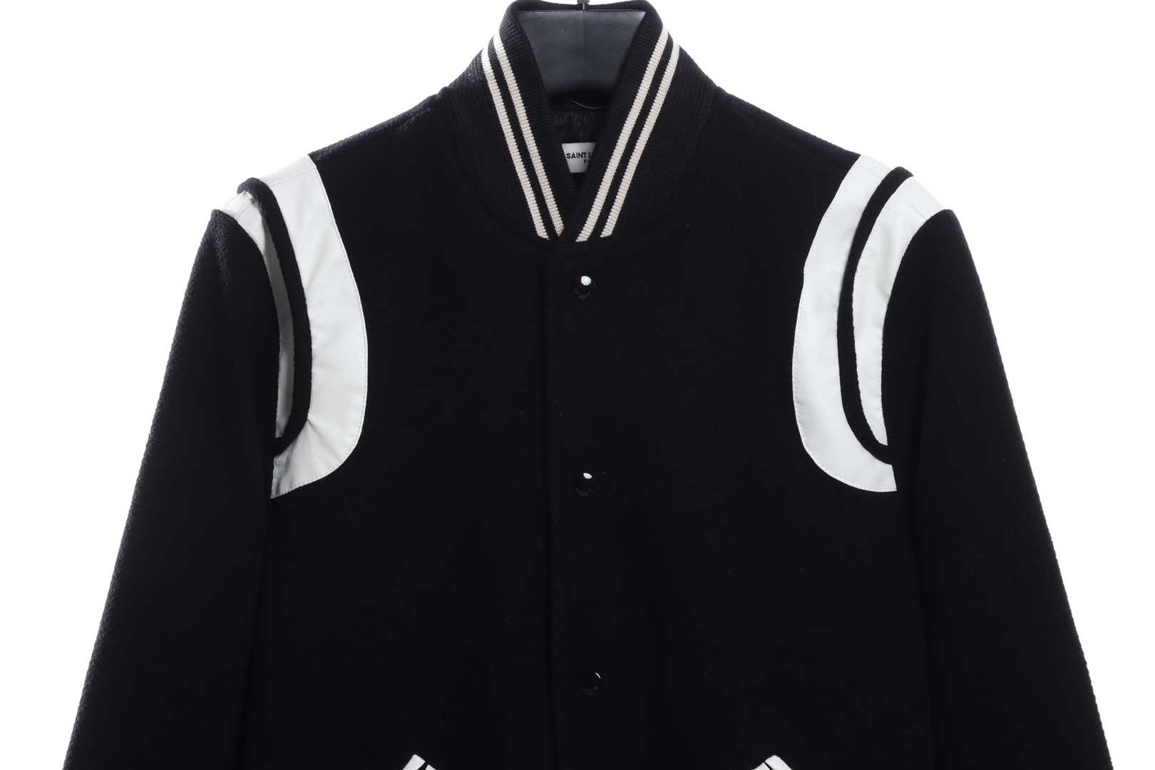 SLP Saint Laur Classic Leather Baseball Jersey