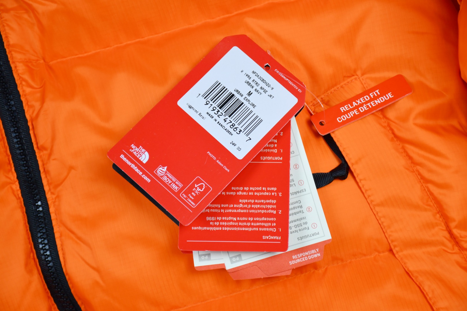 The North Face TNF  1996 Down Jacket Orange