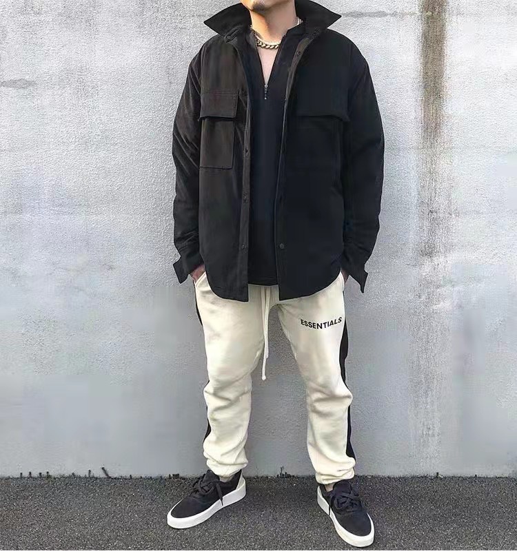 FEAR OF GOD main line official website synchronization high street suede thin cotton coat 2020