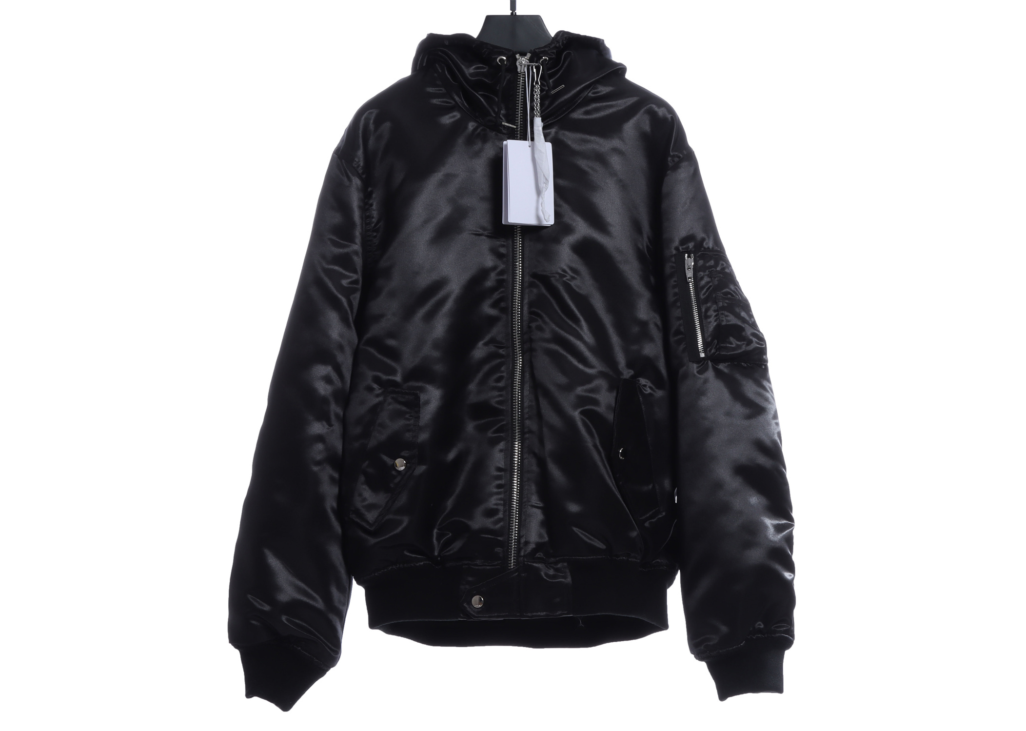 C3l1ne satin nylon bomber jacket padded jacket