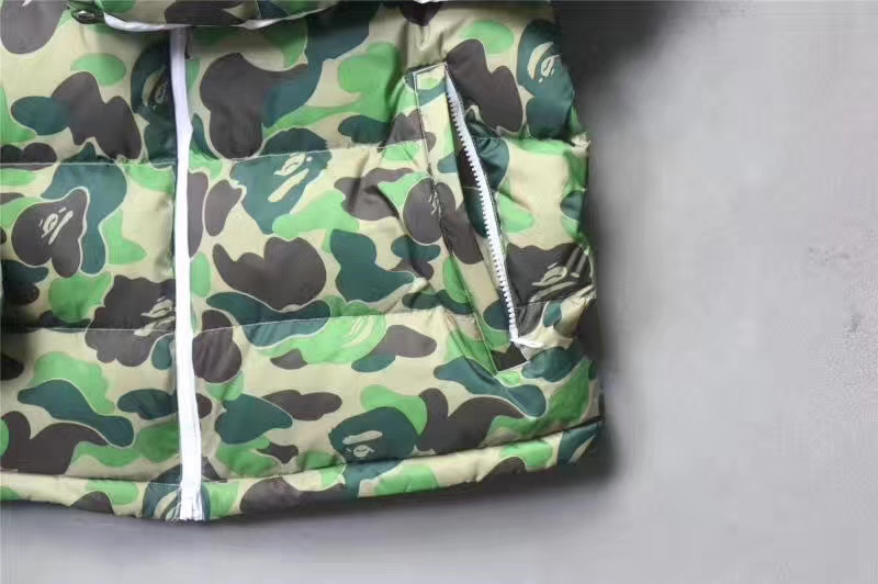 bape a bathing ape x Ad*s down jacket