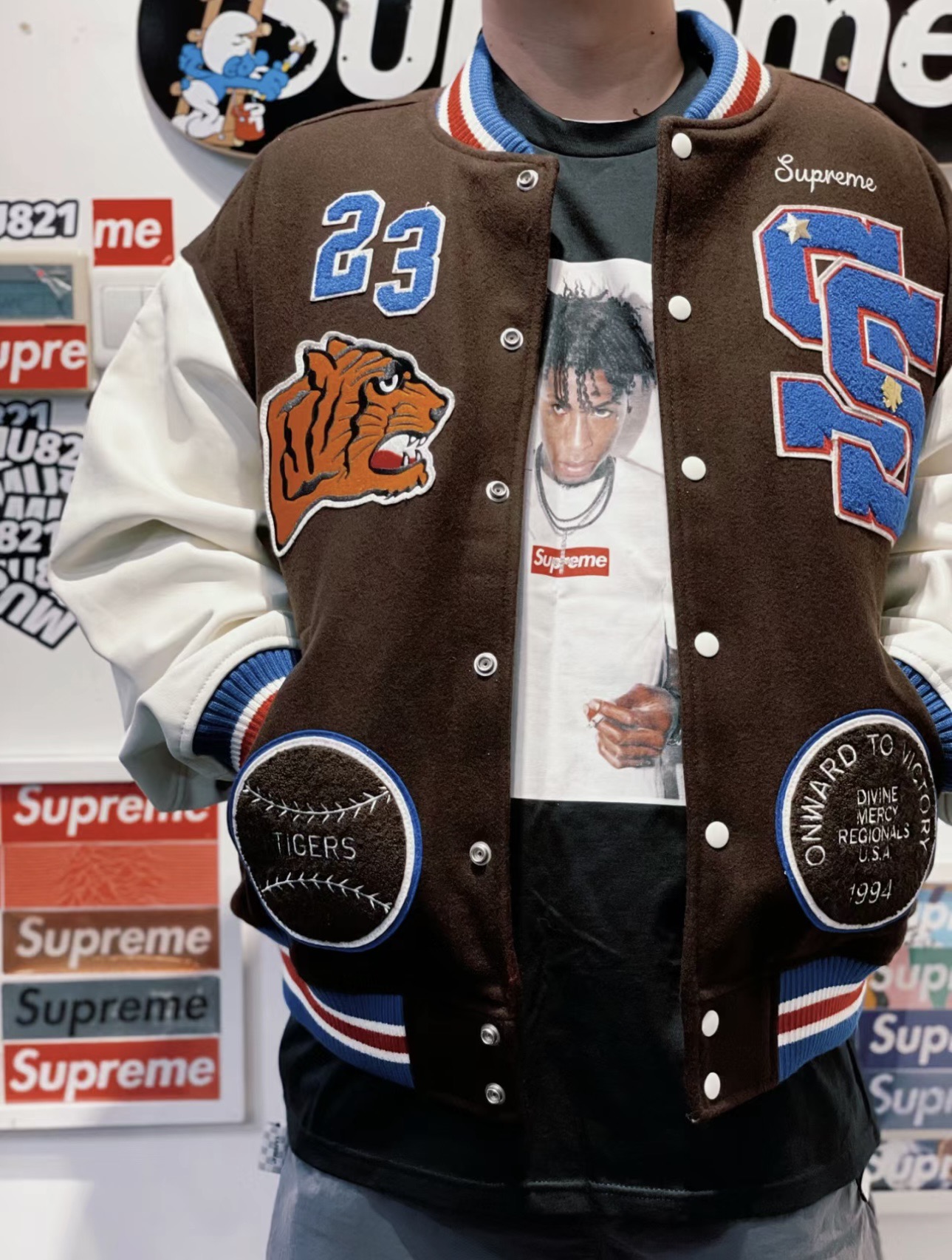 Suprem3 Tiger Varsity Jacket 2023