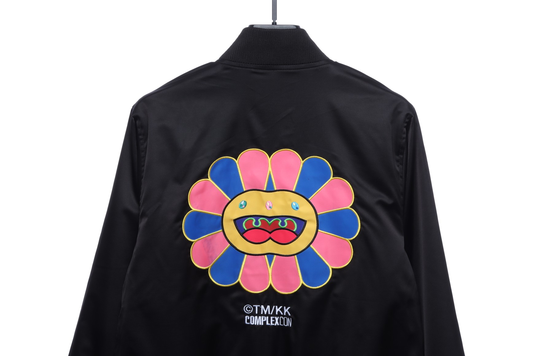 Takashi Murakami ComplexCon X LA Lakers M&N Satin Jacket Black