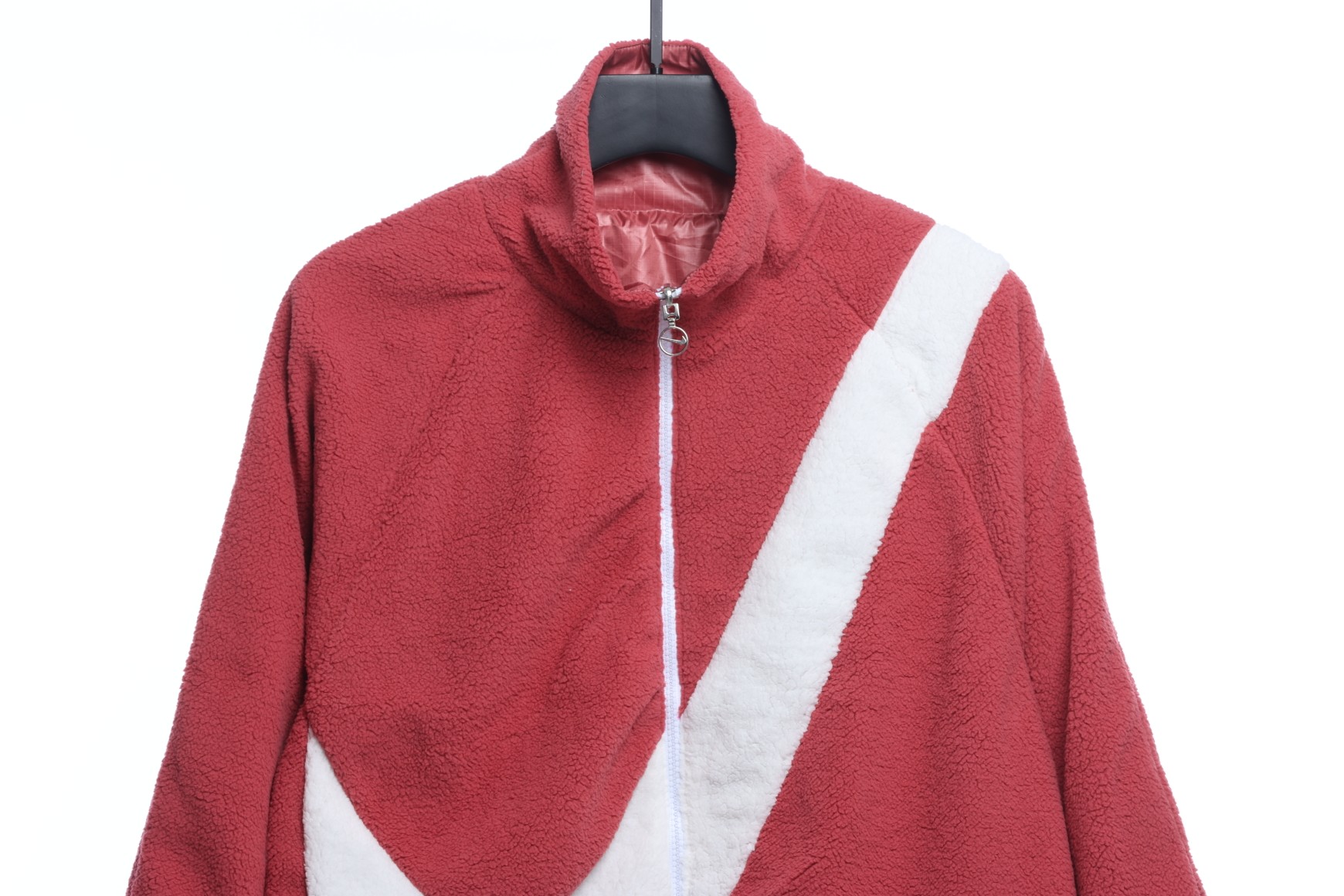 Nk Vertical Hook Reversible Sherpa Cashmere Jacket