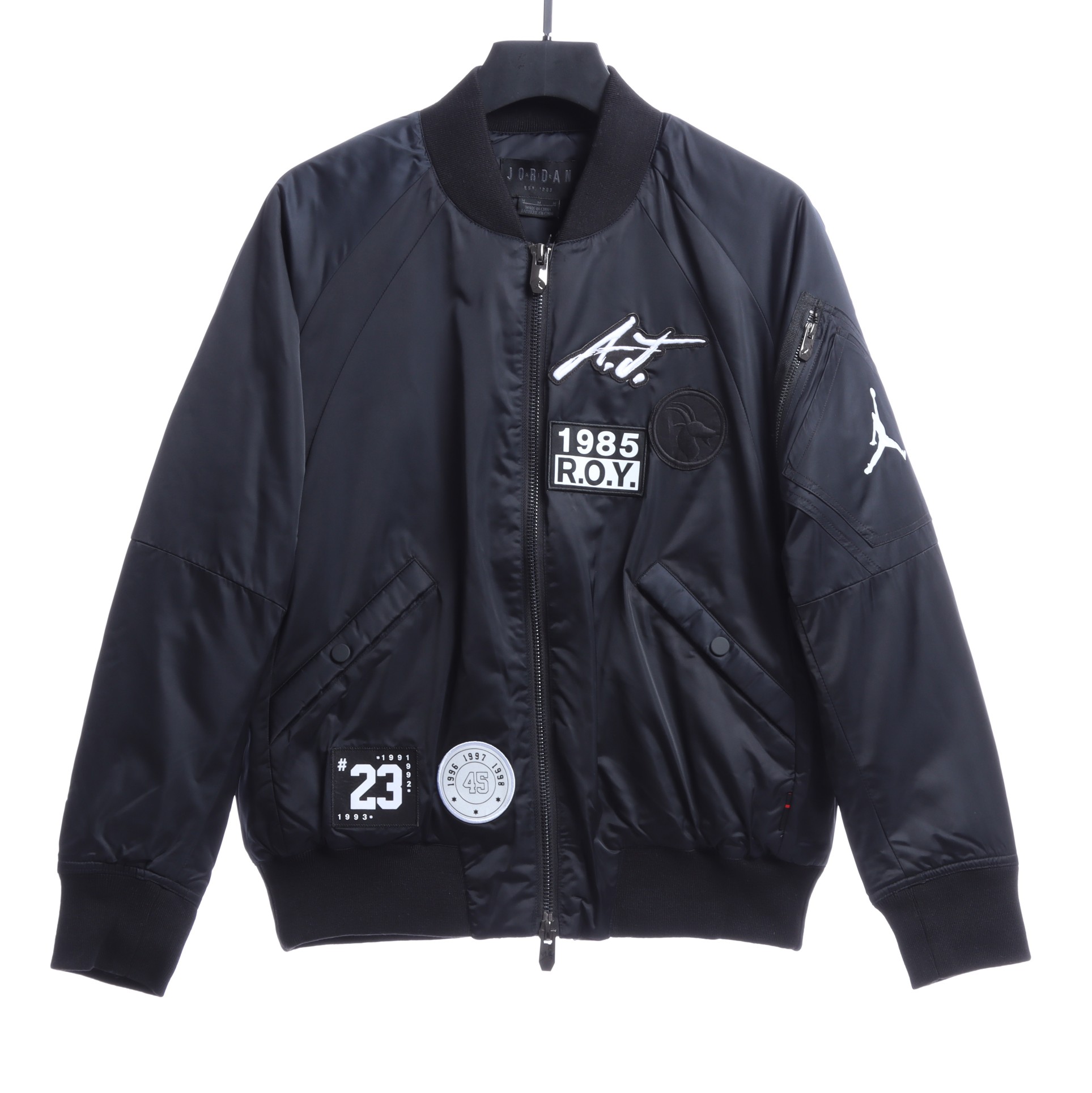 AJ 1985 baseball uniform flight jacket Jordan cotton coat