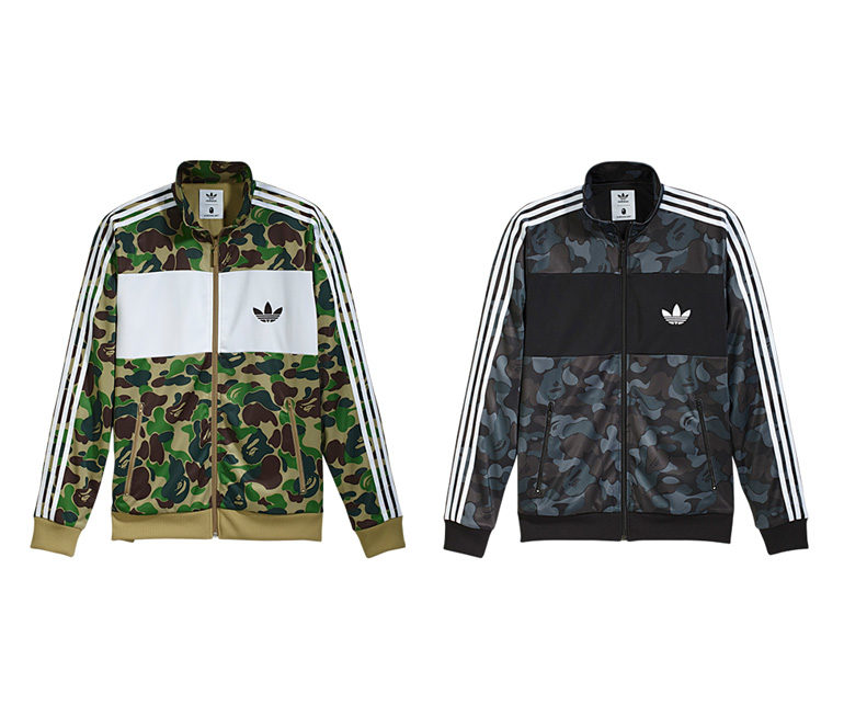 bape a bathing ape x Ad*s firebird tracktop como jacket