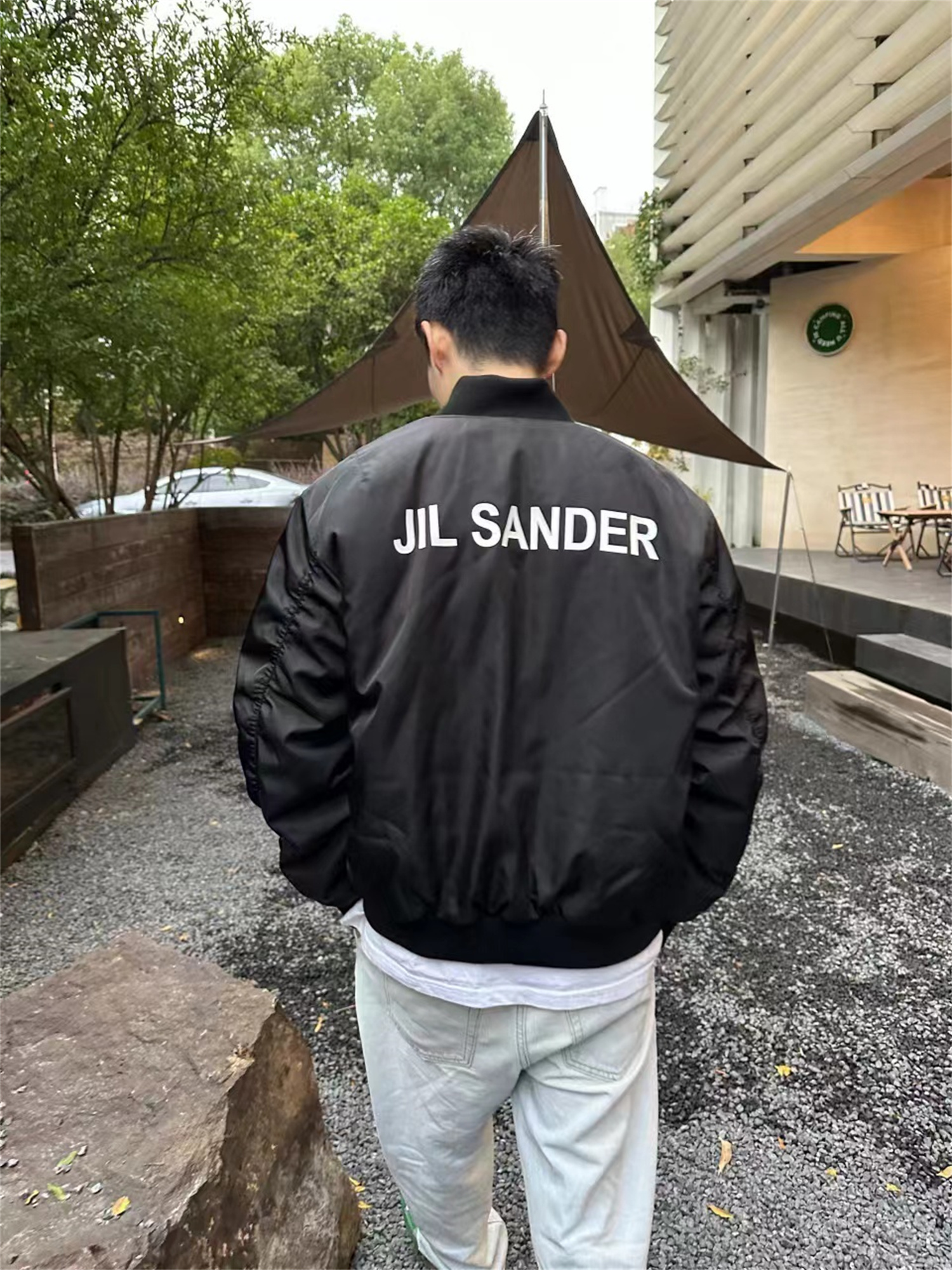 JIL SANDER 22FW Aviator Cotton Jacket