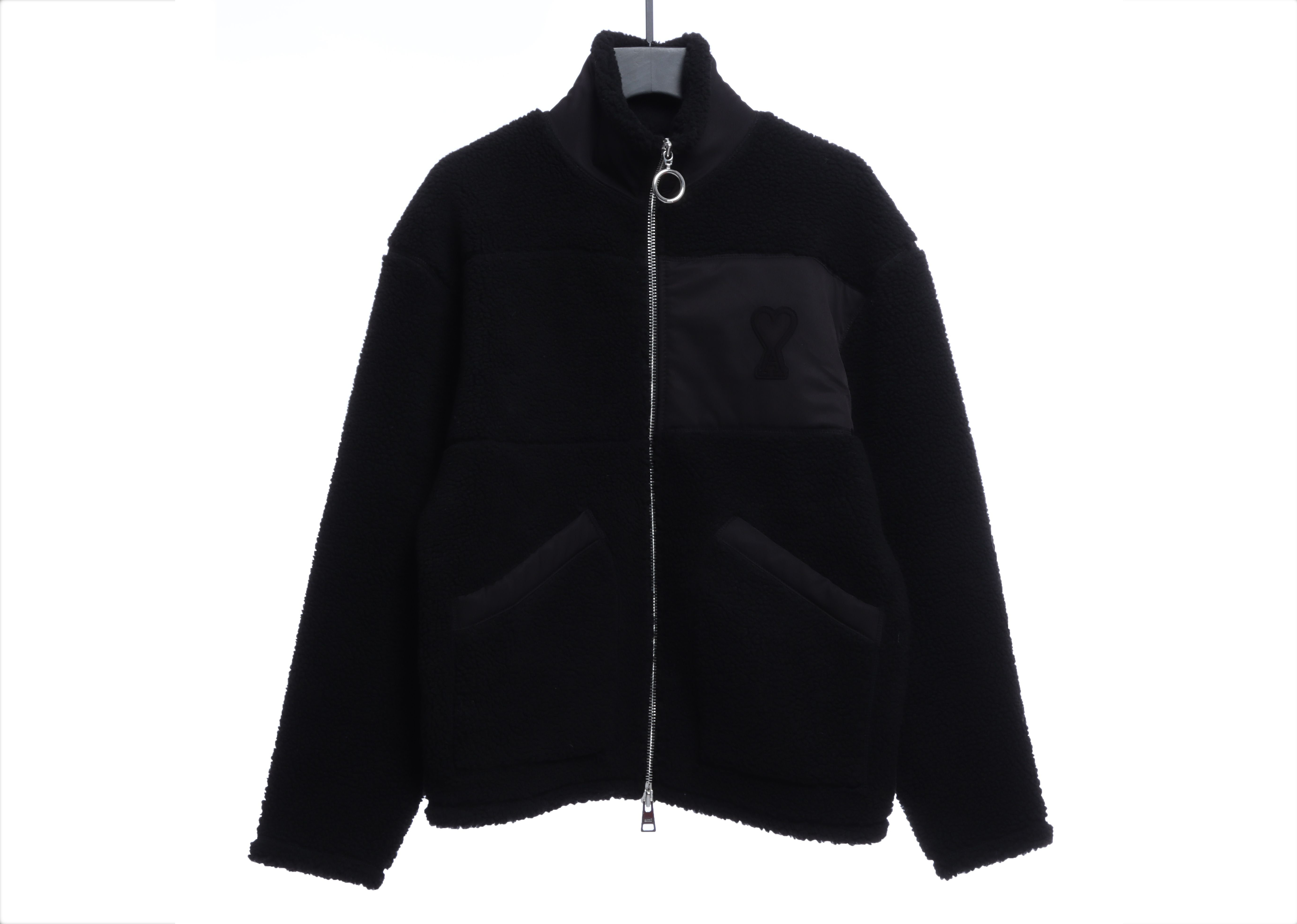 AM1 three-dimensional embossed stitching sherpa jacket