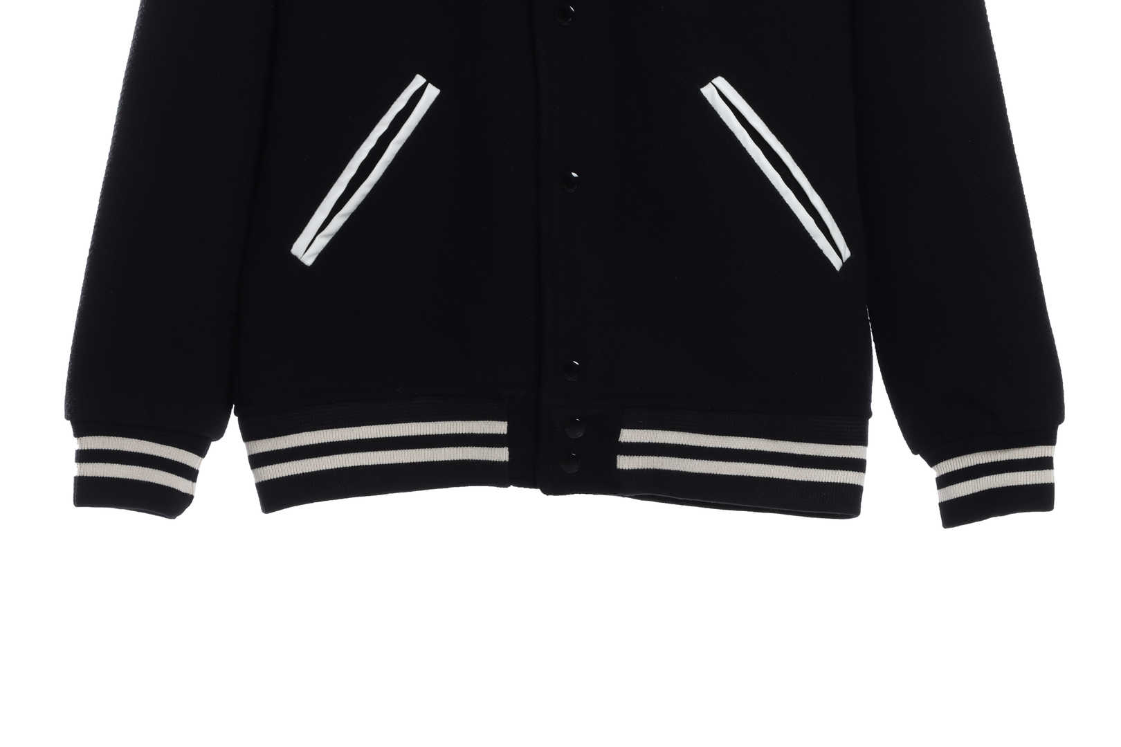 SLP Saint Laur Classic Leather Baseball Jersey