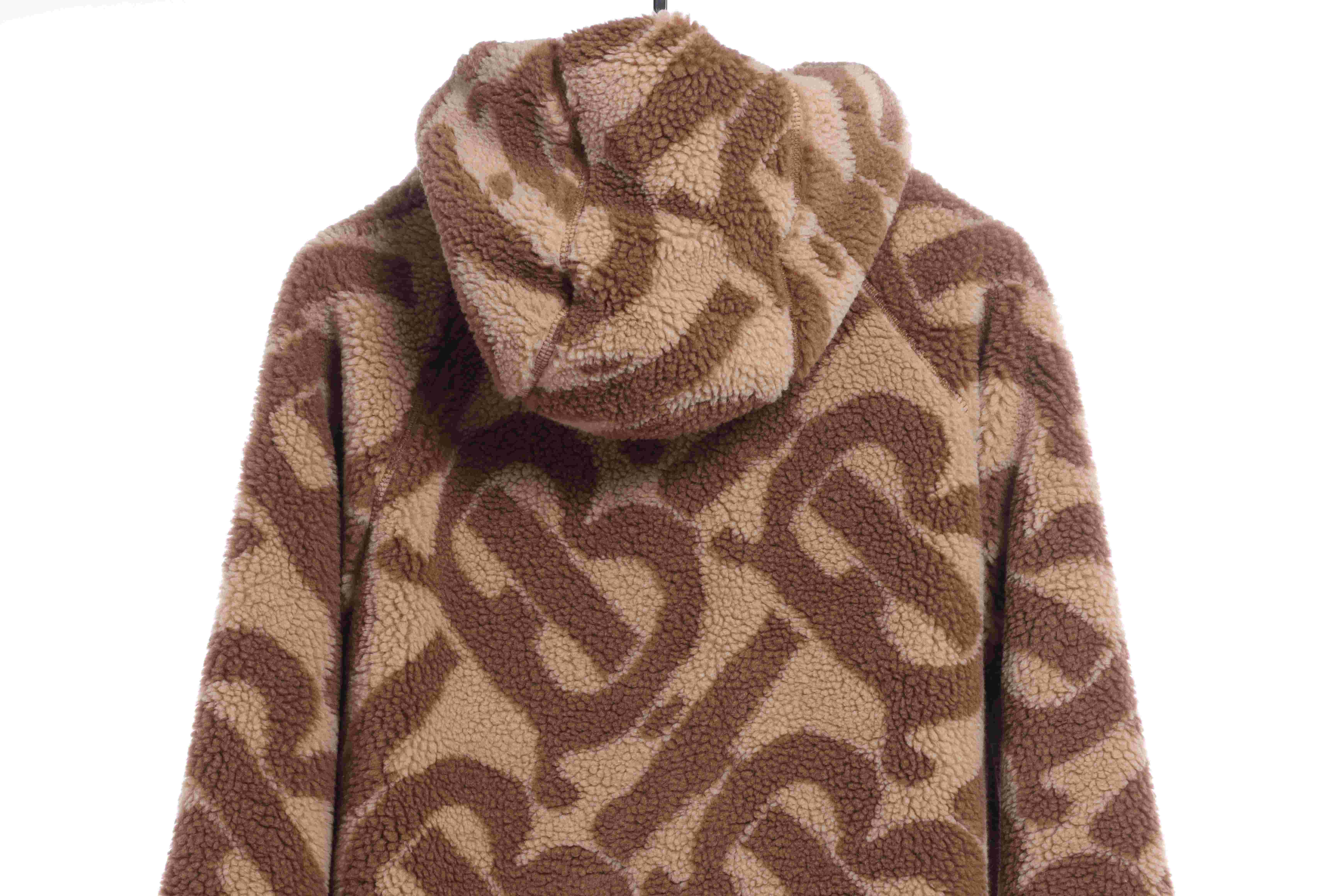 BBy Teddy Sherpa Print Zipper Jacket 2022