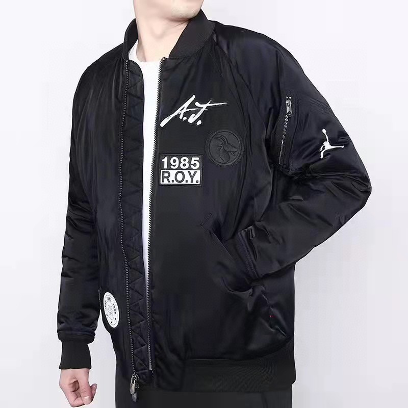 AJ 1985 baseball uniform flight jacket Jordan cotton coat