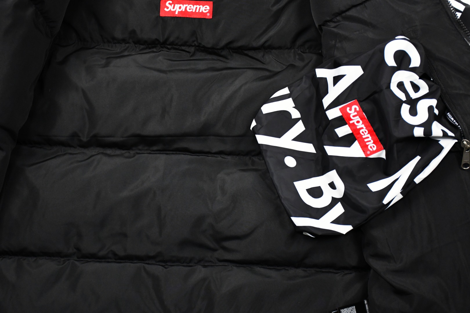 Sup*e x the north face tnf 15fw by any means down jacket