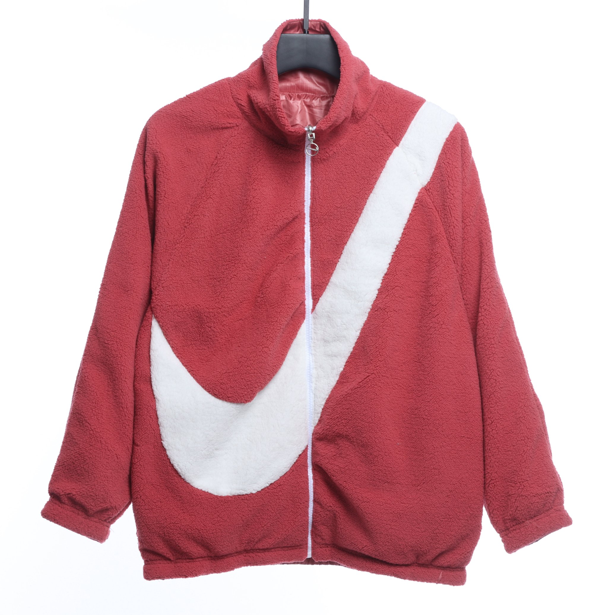 Nk Vertical Hook Reversible Sherpa Cashmere Jacket