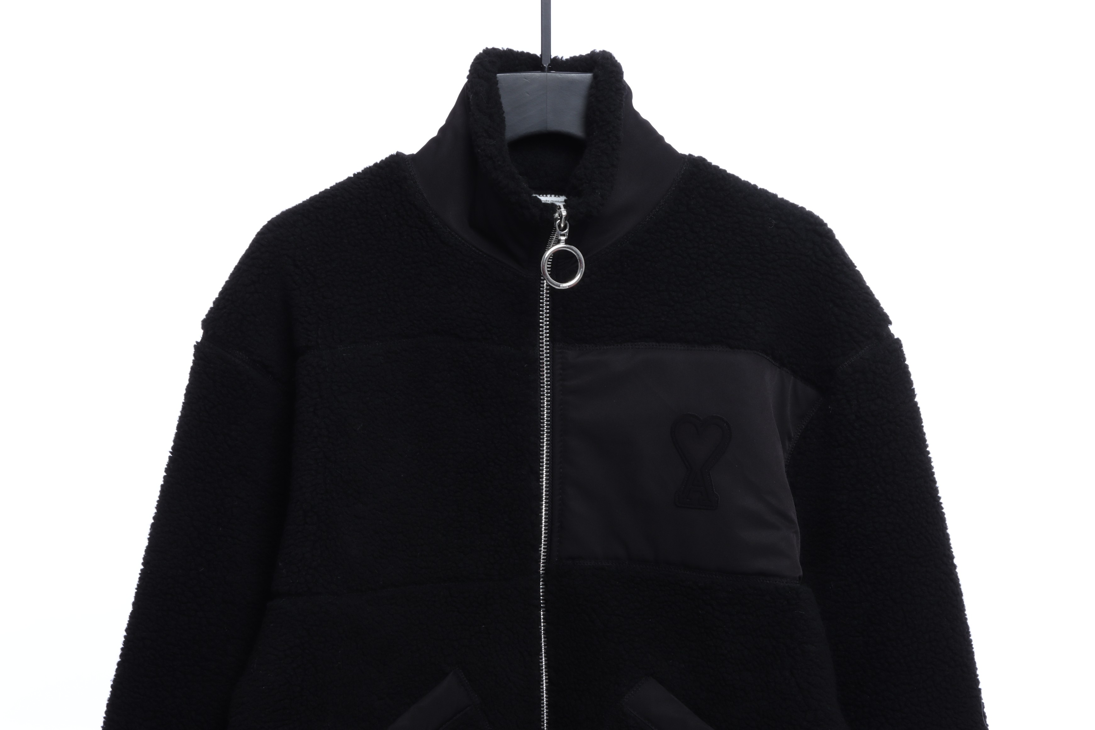 AM1 three-dimensional embossed stitching sherpa jacket