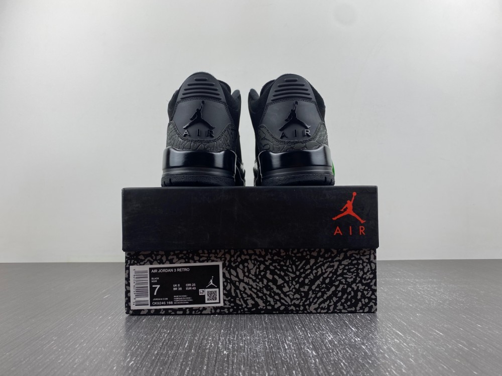 Air Jordan 3 Black Cat CK9246-168