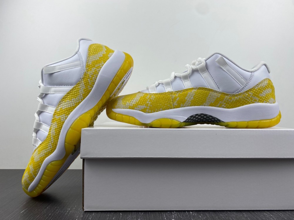 Air Jordan 11 Low WMNS “Yellow Snakeskin”AH7860-107