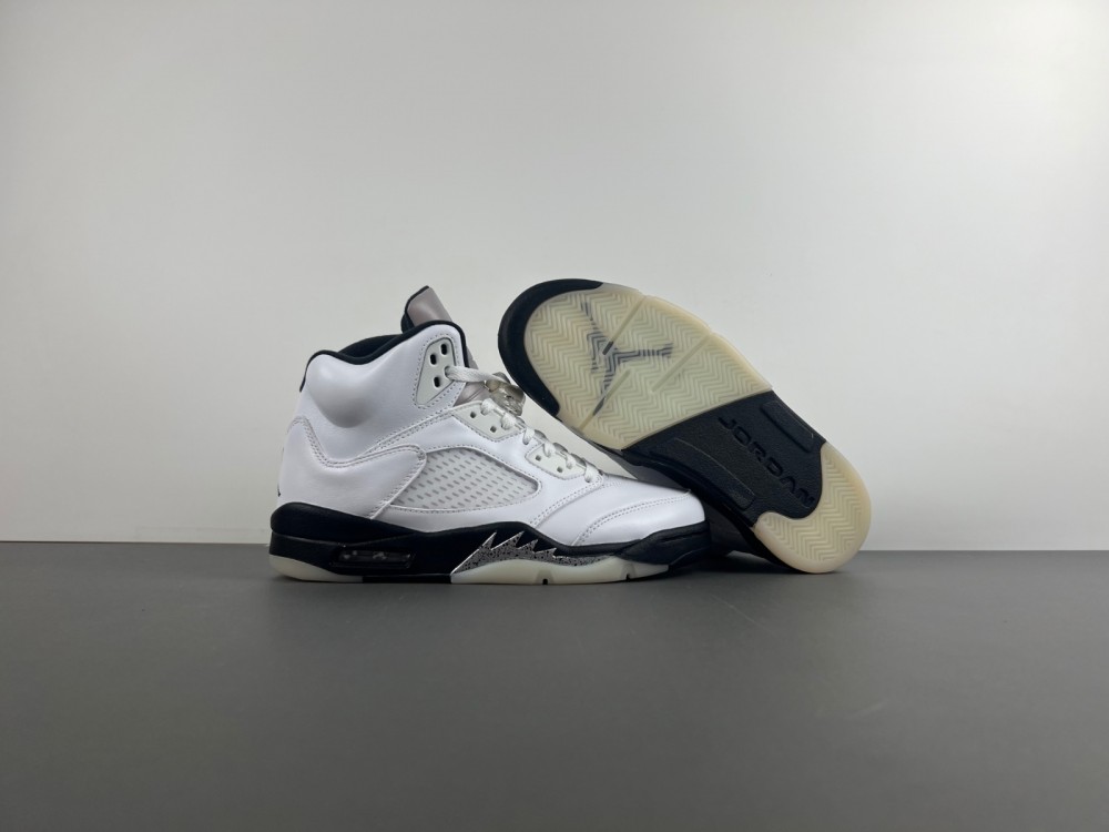 Air Jordan 5 Retro _White and Black DD0587-110