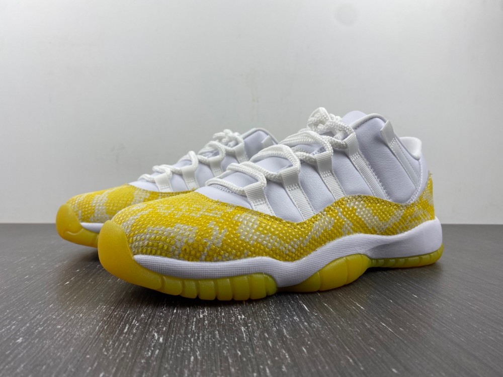 Air Jordan 11 Low WMNS “Yellow Snakeskin”AH7860-107