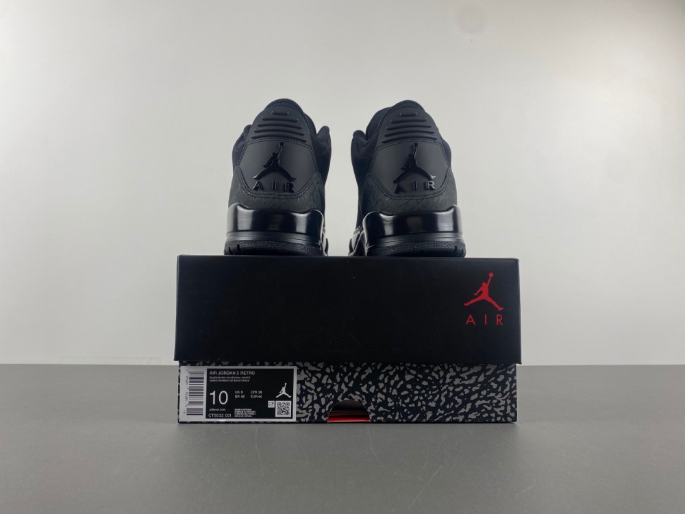 Air Jordan 3 “Black Cat”CT8532-001