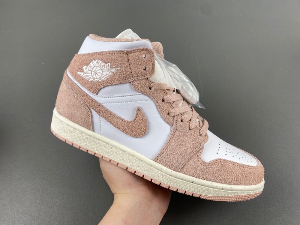 AIR JORDAN 1 MID SE "LEGEND PINK" GS SHOES FN7432-161