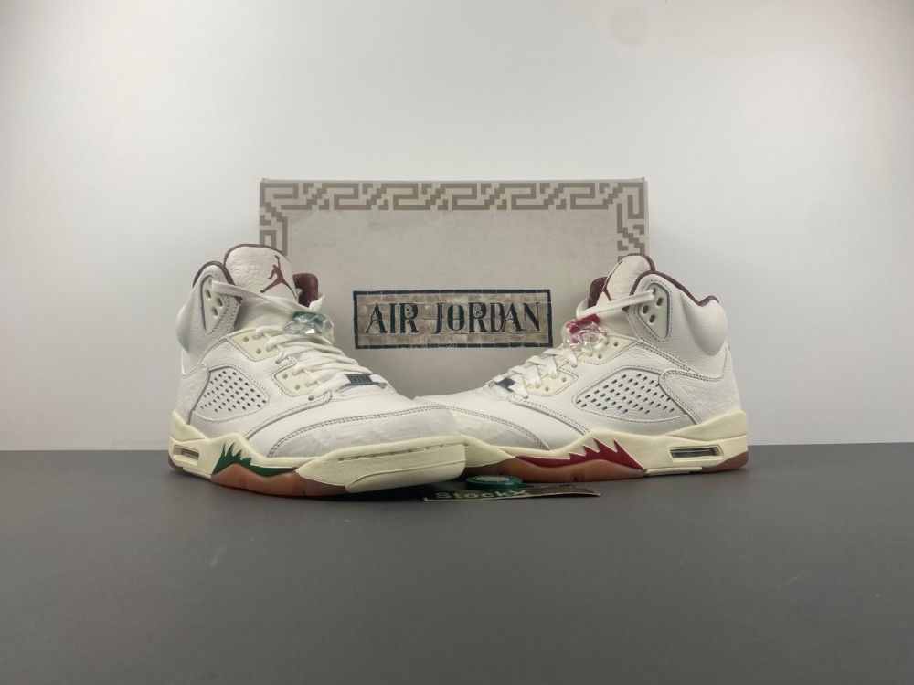 Air Jordan 5 &quotEl Grito" Sail and Dark Pony HF8833-100