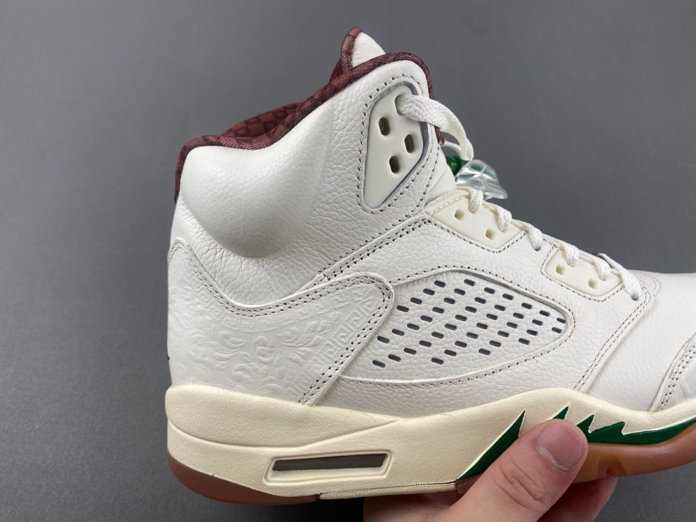 Air Jordan 5 "El Grito" Sail and Dark Pony HF8833-100