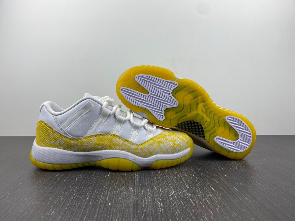 Air Jordan 11 Low WMNS “Yellow Snakeskin”AH7860-107