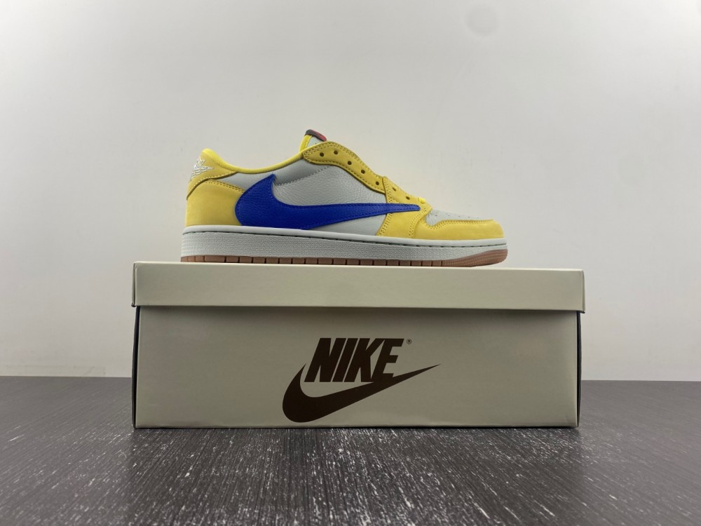 Travis Scott x Air Jordan 1 Low OG “Canary” DZ4137-700