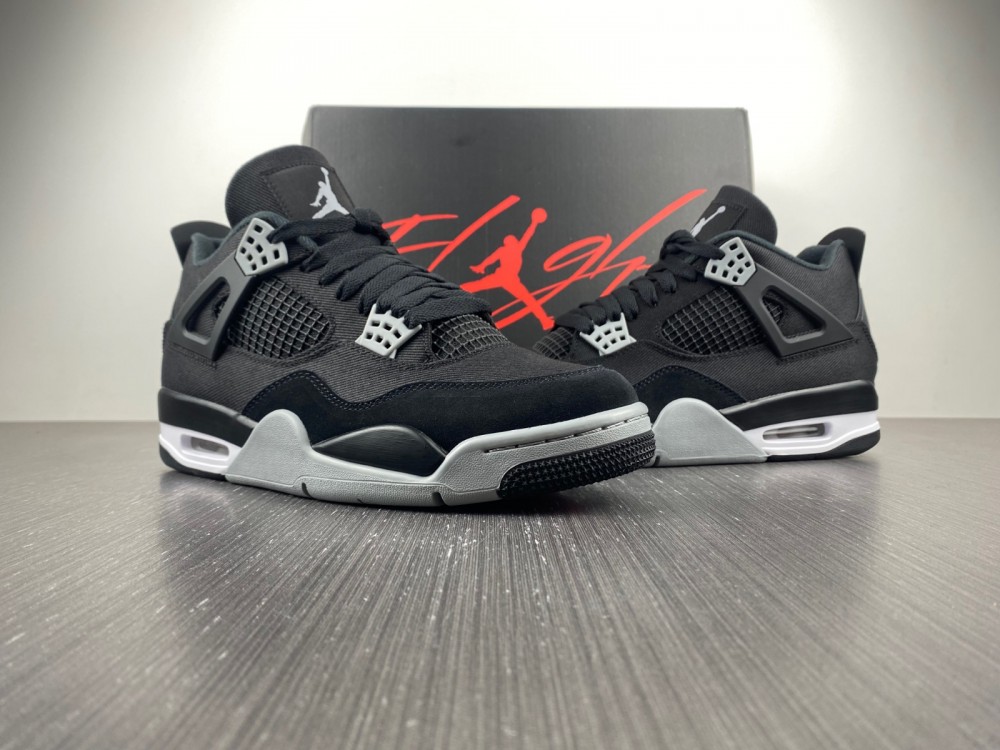 Jordan 4 Retro SE Black Canvas DH7138-006