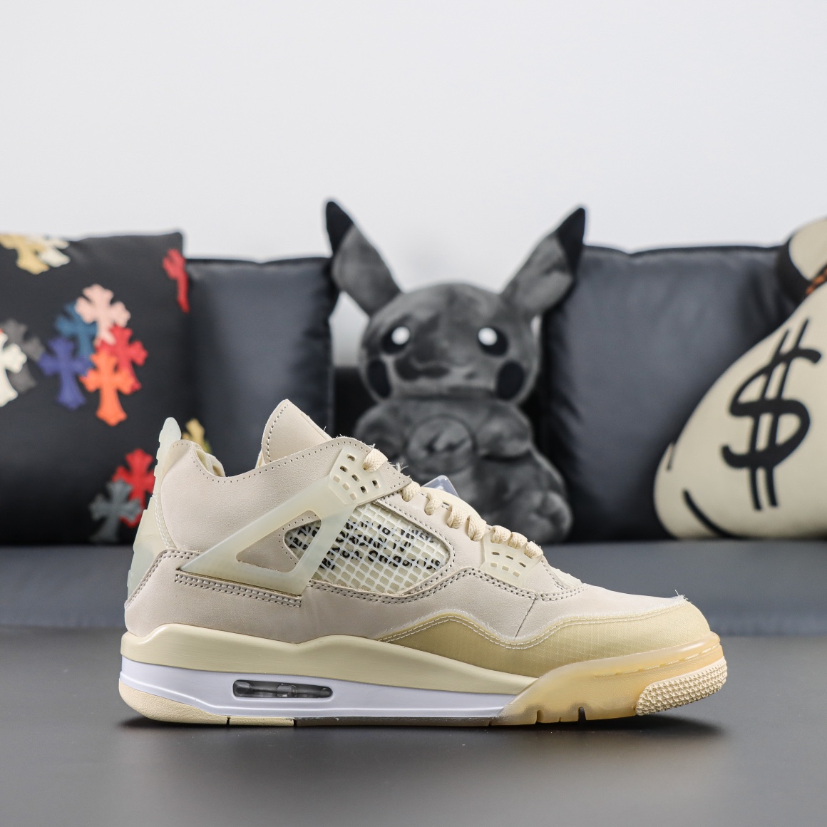 Max US16 Jordan 4 Retro Off-White Sail  CV9388-100