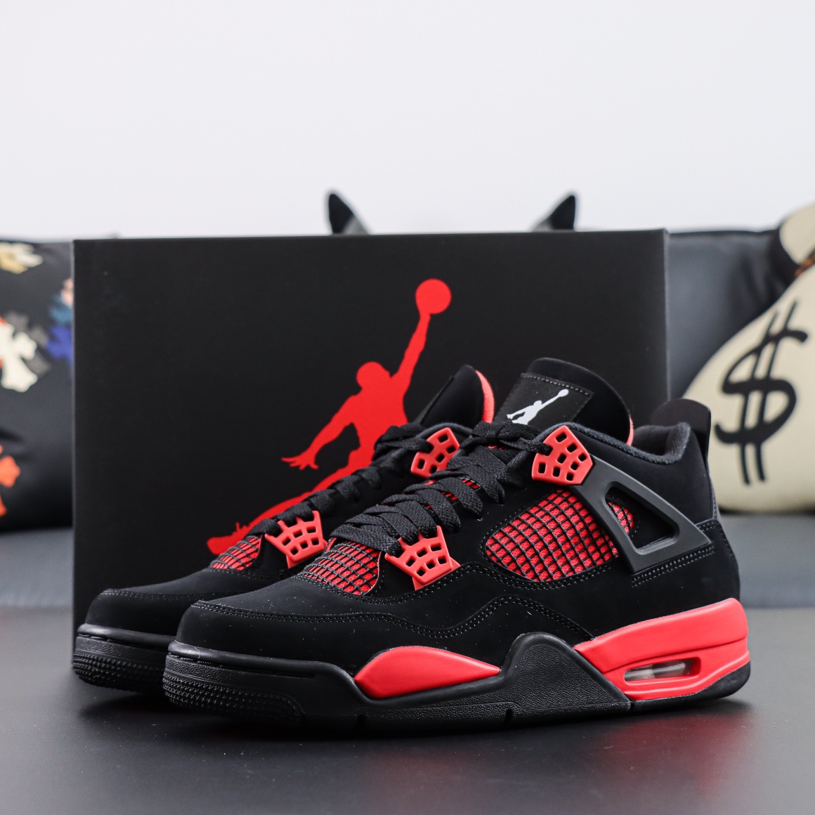 Max US16 Jordan 4 Retro Red Thunder CT8527-016