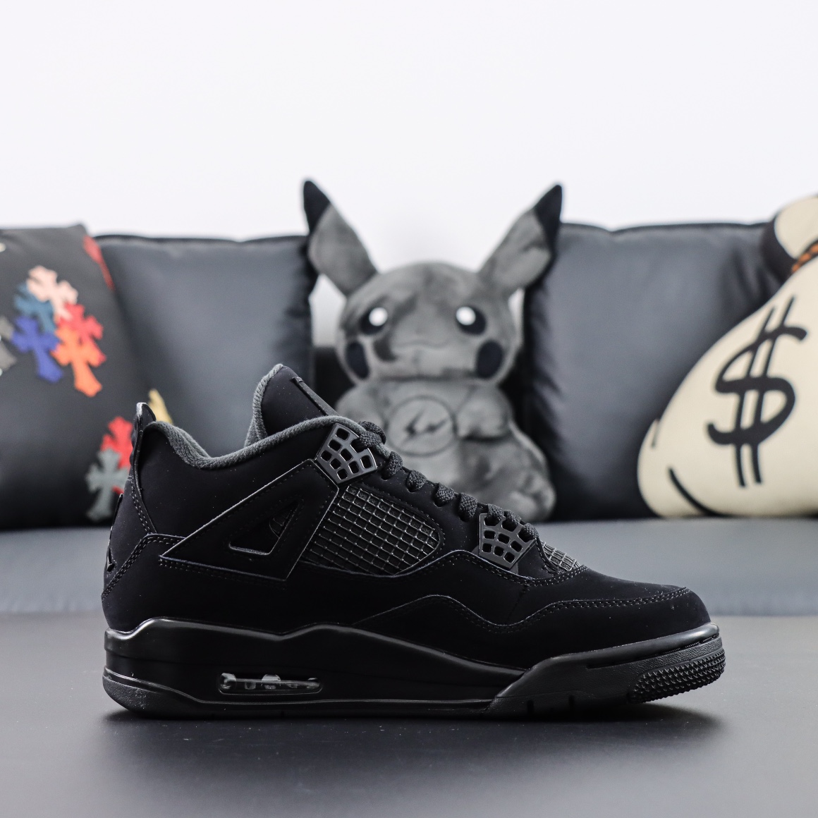 Max US16 Jordan 4 Retro Black Cat CU1110-010