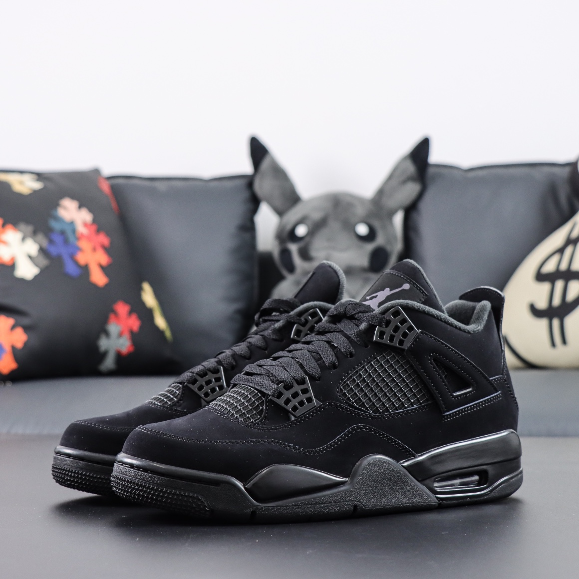 Max US16 Jordan 4 Retro Black Cat CU1110-010