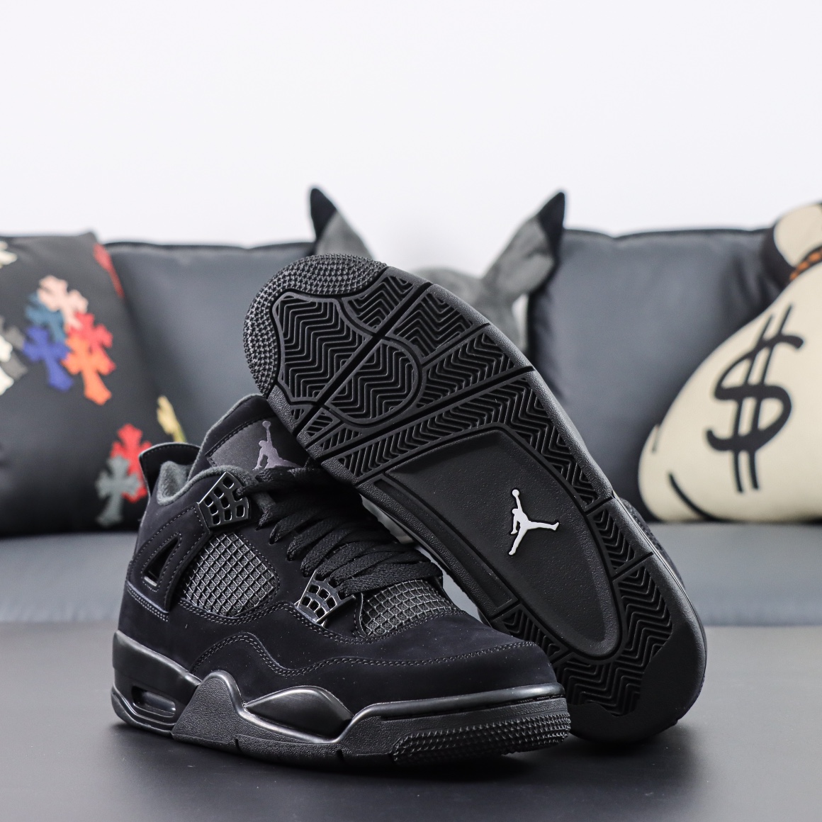 Max US16 Jordan 4 Retro Black Cat CU1110-010