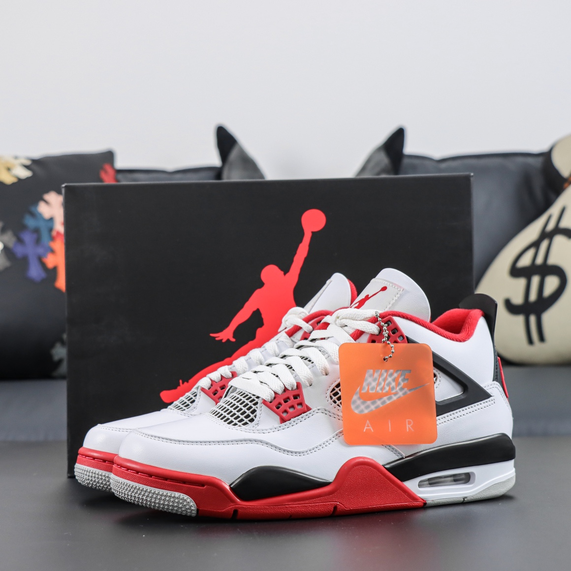 Max US16 Jordan 4 Retro "Fire Red  DC7770-160