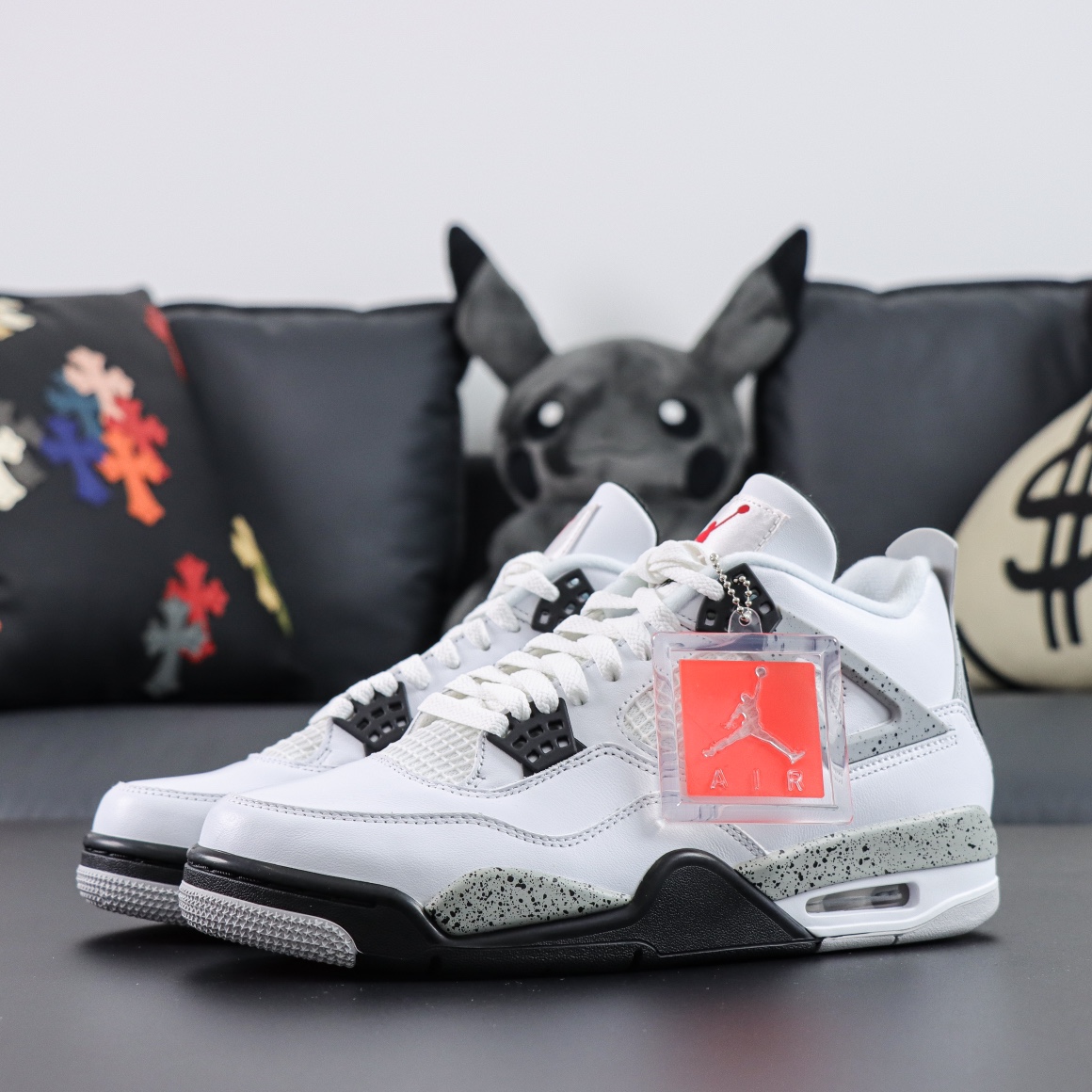 Max US16 Jordan 4 Retro White Cement 840606-192