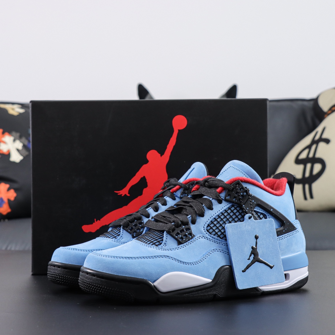 Max US16 Jordan 4 Retro Travis Scott Cactus Jack 308497-406