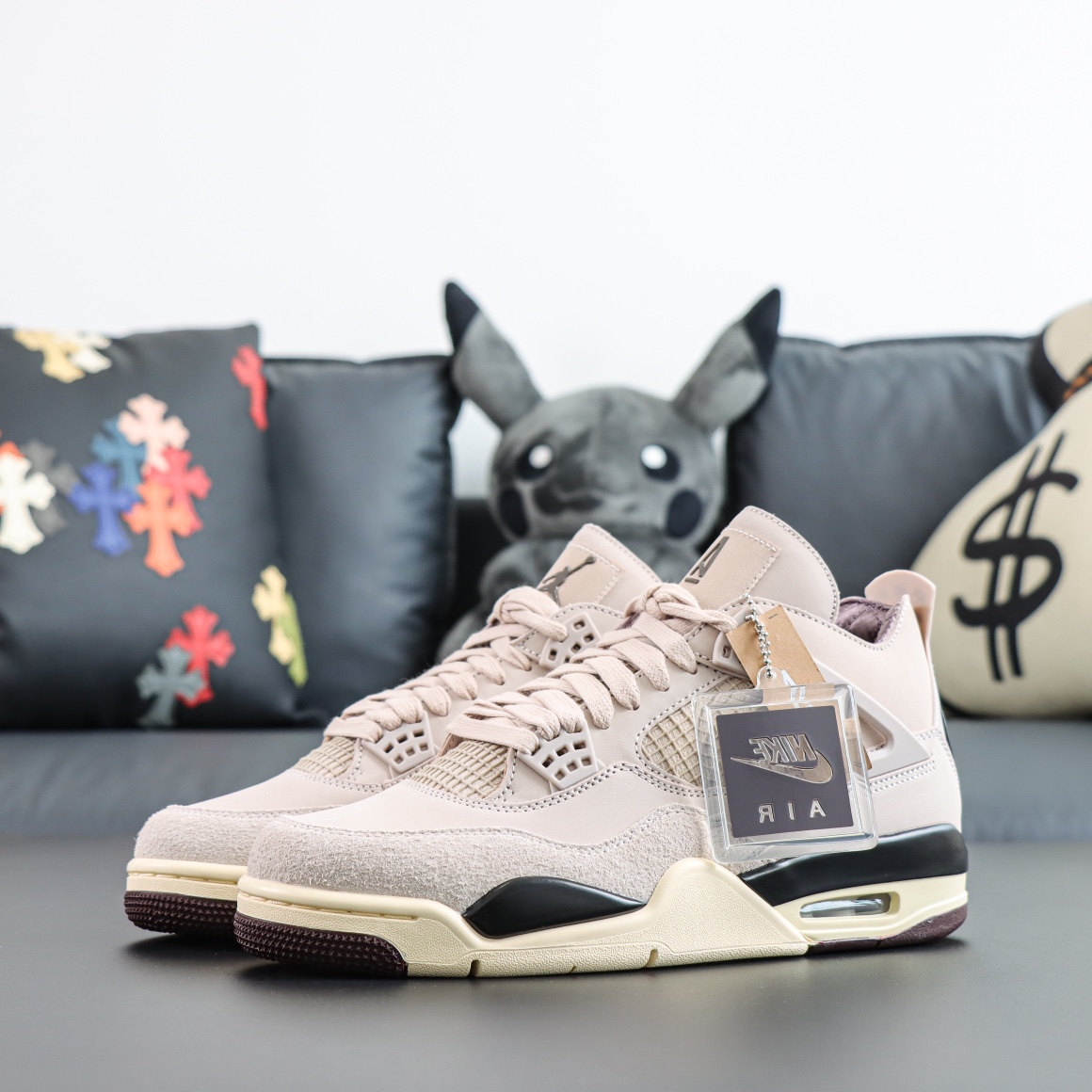 Max US16 A Ma Maniére x Air Jordan 4 “Fossil Stone”FZ4810-200