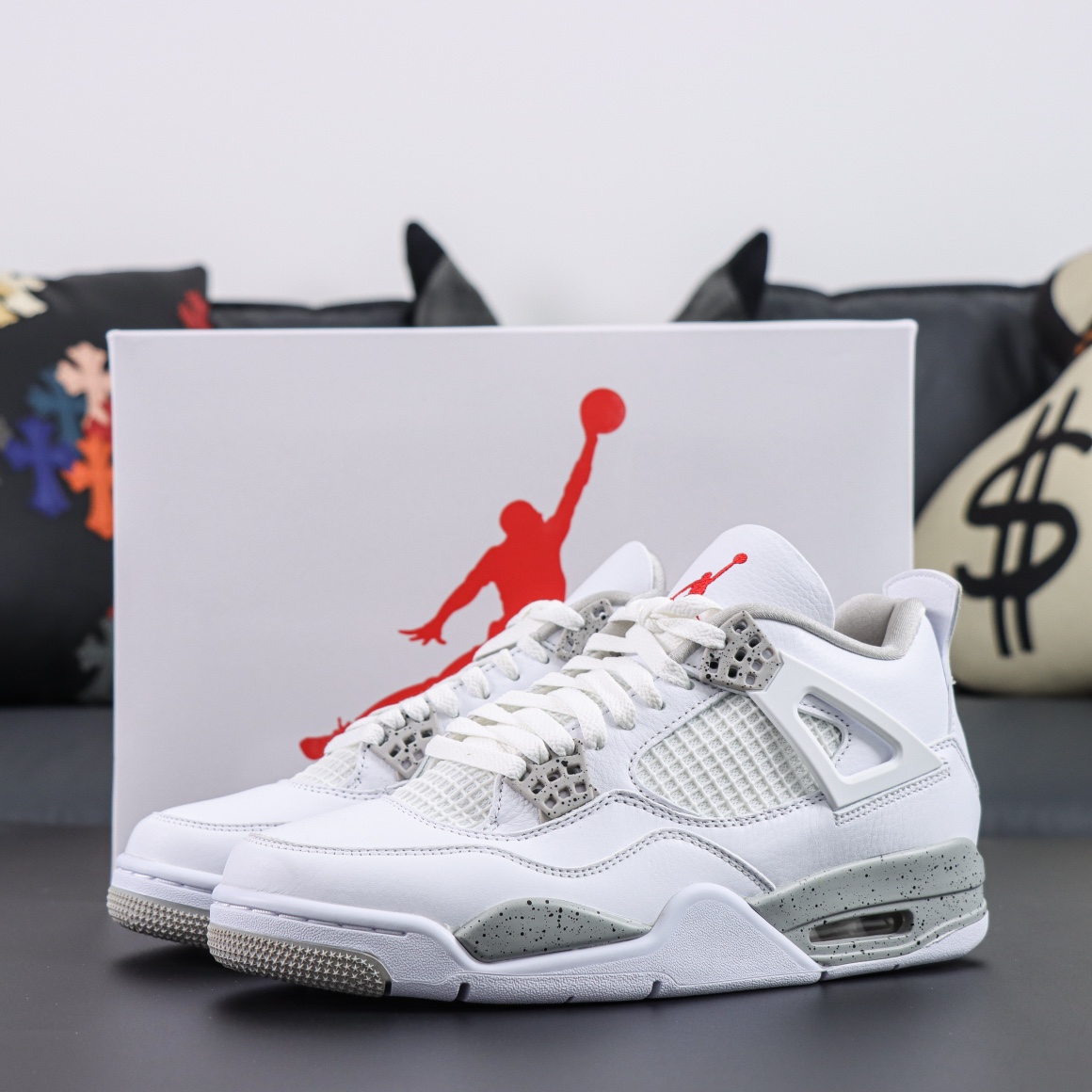 Max US16 Jordan 4 Retro White Oreo CT8527-100