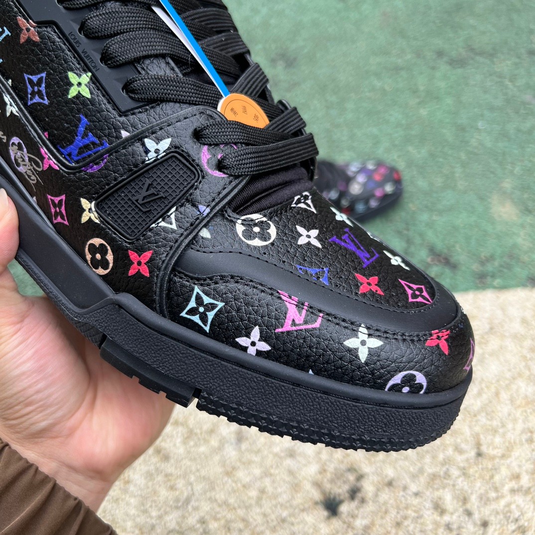 takashi murakami x l**is V*t*n trainer sneakers3