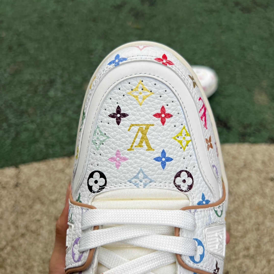 takashi murakami x l**is V*t*n trainer sneakers4