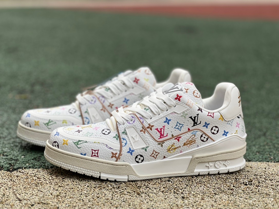 takashi murakami x l**is V*t*n trainer sneakers4